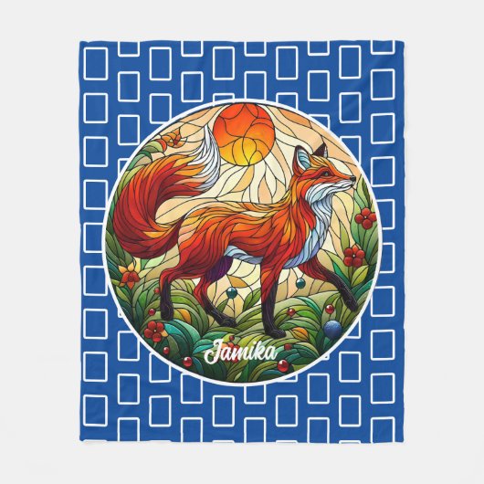 Couverture Polaire Red Fox et Sun (Devant)