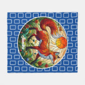 Couverture Polaire Red Fox et Sun (Devant (Horizontal))