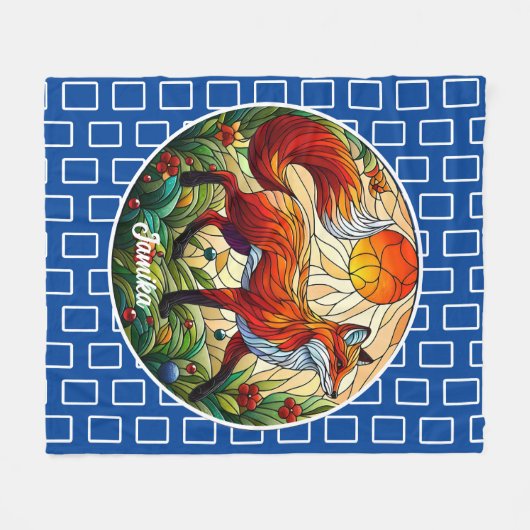 Couverture Polaire Red Fox et Sun (Devant (Horizontal))