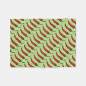 Couverture Polaire Red Green Hot Chili Chile Pepper Vegetable Foody (Devant (Horizontal))