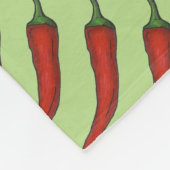 Couverture Polaire Red Green Hot Chili Chile Pepper Vegetable Foody (Coin)
