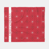 Couverture Polaire Red Green Mid Century (Devant (Horizontal))