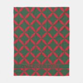 Couverture Polaire Red Green Mid Century (Devant)