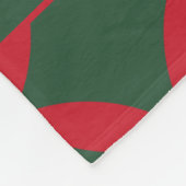 Couverture Polaire Red Green Mid Century (Coin)