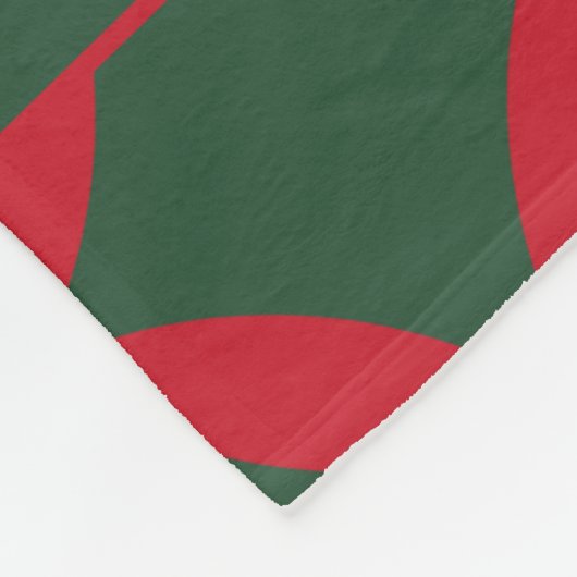 Couverture Polaire Red Green Mid Century (Coin)