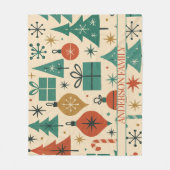 Couverture Polaire Red Green Mid Century (Devant)
