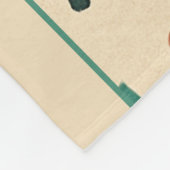 Couverture Polaire Red Green Mid Century (Coin)