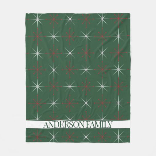 Couverture Polaire Red Green Mid Century (Devant)