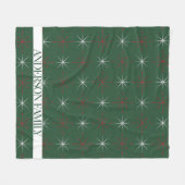 Couverture Polaire Red Green Mid Century (Devant (Horizontal))