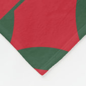 Couverture Polaire Red Green Mid Century (Coin)
