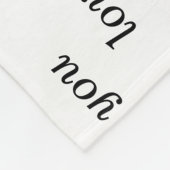 Couverture Polaire Red Hearts Vous Aimez Plus De Monogramme (Coin)