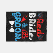 Couverture Polaire Red Mariage Mariage Et Mariage Amusant Mariage Par (Devant (Horizontal))