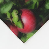 Couverture Polaire Red McIntosh Apples Motif d'art naturel (Coin)