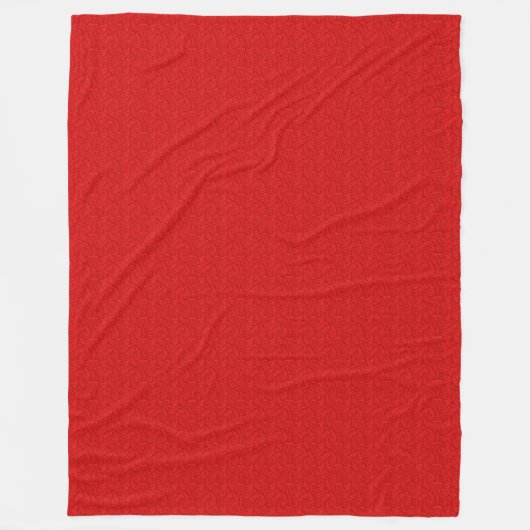 Couverture Polaire Red Paisley (Devant)