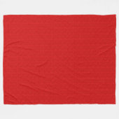 Couverture Polaire Red Paisley (Devant (Horizontal))