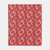 Couverture Polaire Red Paisley (Devant)