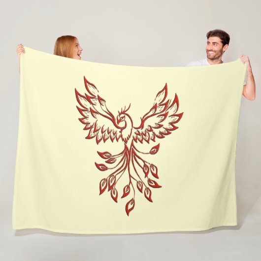 Couverture Polaire Red Phoenix Rises (En situation)