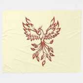 Couverture Polaire Red Phoenix Rises (Devant (Horizontal))