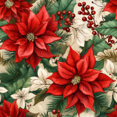 Couverture Polaire Red Poinsettia Blanket Classic Christmas Home Chic