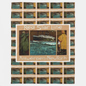 Couverture Polaire Red Star Line ~ Antwerpen-New York (Devant)