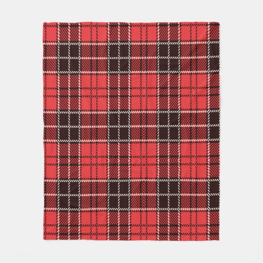 Couverture Polaire Red Tartan (Devant)