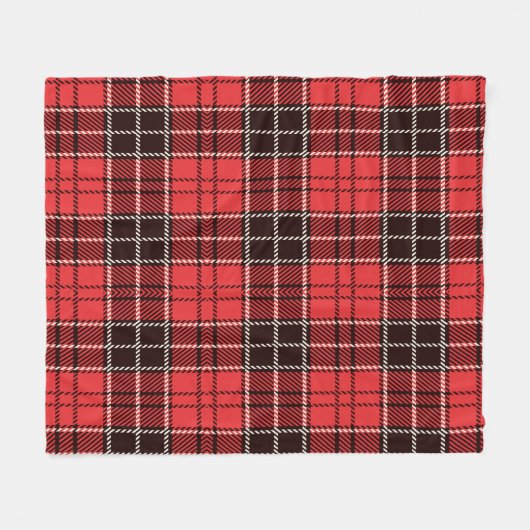 Couverture Polaire Red Tartan (Devant (Horizontal))