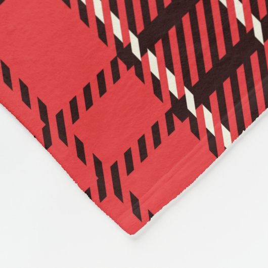 Couverture Polaire Red Tartan (Coin)