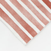 Couverture Polaire Red White Stripes   (Coin)
