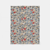 Couverture Polaire Redberry Tree, William Morris (Devant)