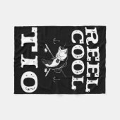 Couverture Polaire Reel Cool Tio Pêcheur Pêcheur Funny Grand-père (Devant (Horizontal))