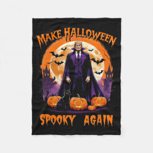 Couverture Polaire Refaire Halloween Effrayant Encore Drôle Trump Hal