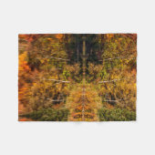 Couverture Polaire Reflet d'automne sur l'étang Coffin (Devant (Horizontal))