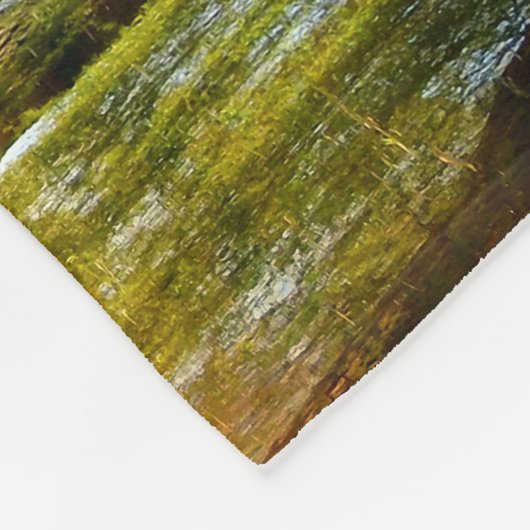 Couverture Polaire Réflexion de l'eau de l'étang-saule (Coin)