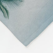 COUVERTURE POLAIRE RÉFLEXION DE L'EAU DES PALMIERS DE COCO (Coin)