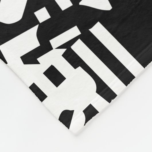 Couverture Polaire Réflexions Abstraites : lignes, cubes et monochrom (Coin)