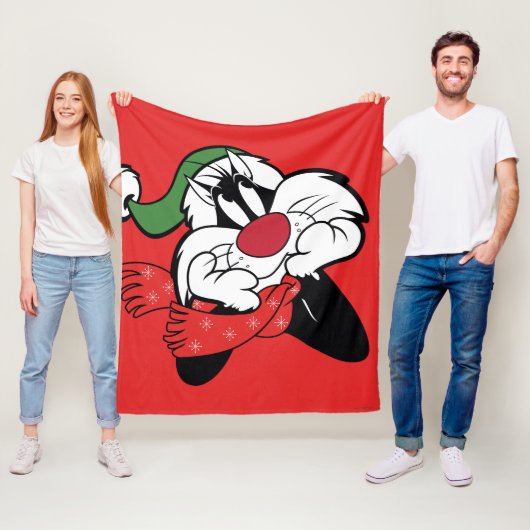 Couverture Polaire Réflexions de Noël SYLVESTER™ (En situation)