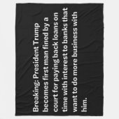 COUVERTURE POLAIRE RÉFUGIER LES NOUVELLES (Devant)