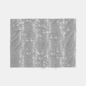 Couverture Polaire Regard métallique de parties scintillantes en (Devant (Horizontal))