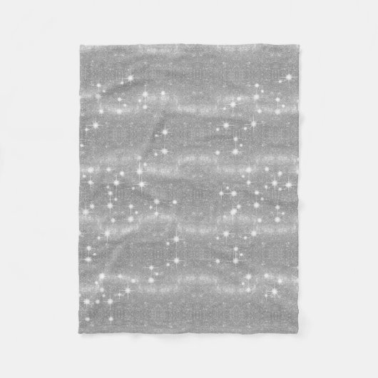 Couverture Polaire Regard métallique de parties scintillantes en (Devant)