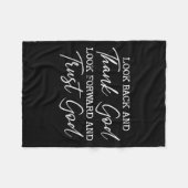 Couverture Polaire Regarder En Arrière Et Remercier Dieu Jésus Christ (Devant (Horizontal))