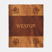 Couverture Polaire Regarder En Cuir Avec Des Patrouilles Et Nom - Pas (Devant)