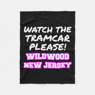 Couverture Polaire Regardez le tramway s'il vous plaît Wildwood New J