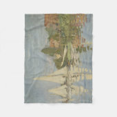 Couverture Polaire Regattas at Argenteuil, OIl Painting, Claude Monet (Devant)