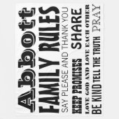 Couverture Polaire Règles de la famille de vie des devis Inspiration (Devant)