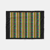 Couverture Polaire Reindeer And Christmas Tree Knit Pattern (Devant (Horizontal))