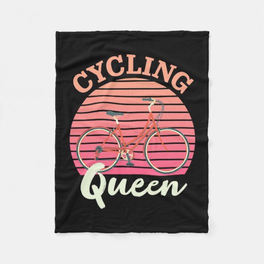 Couverture Polaire Reine cycliste (Devant)