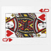 Couverture Polaire Reine des Coeurs (Devant (Horizontal))