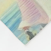 Couverture Polaire Reine glamour tropicale (Coin)