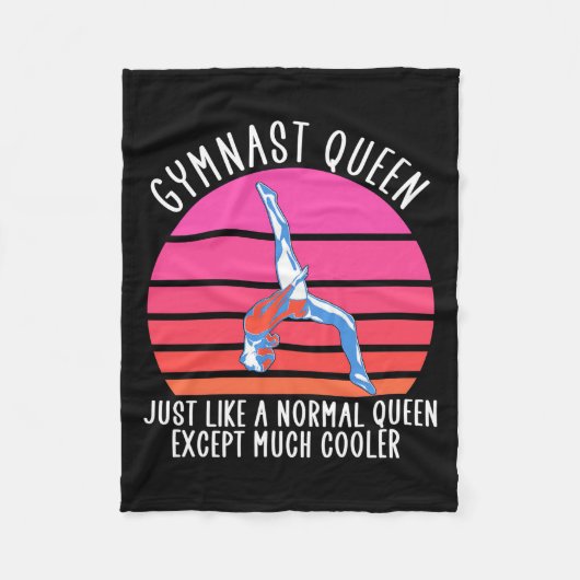 Couverture Polaire Reine Gymnaste (Devant)
