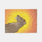 Couverture Polaire Reine Lioness (Devant (Horizontal))